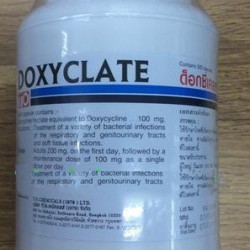 DOXYCYCLINE 100 MG 500 CAPSULES DOXYCLATE