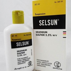 SELSUN Selenium Sulfide Shampoo 60 ml