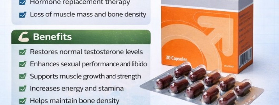 Testosterone Undecanoate 40 mg Capsules (30 Capsules): Uses, Benefits, Dosage, Side Effects & Complete Guide
