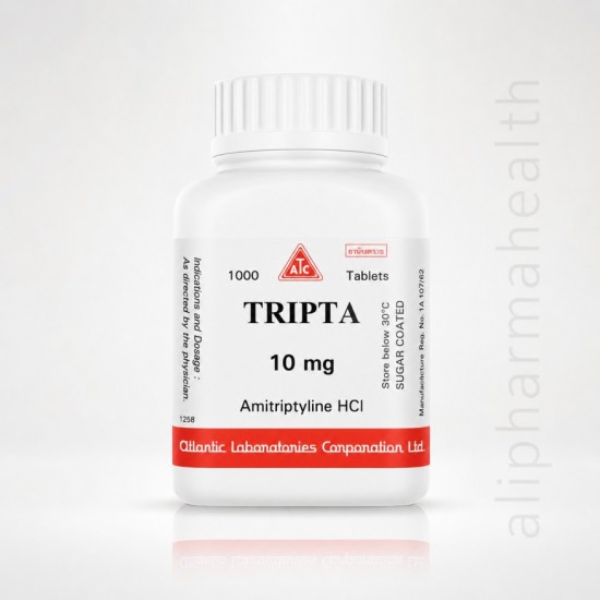 Tripta 10 mg (Amitriptyline) – Uses, Dosage, Side Effects & Sleep Support
