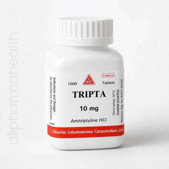 Tripta 10 mg (Amitriptyline) – Uses, Dosage, Side Effects & Sleep Support