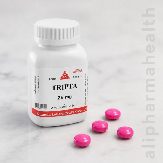Tripta 25 mg (Amitriptyline) 1000 Tablets – Uses, Dosage & Side Effects Tripta 25 mg (Amitriptyline) 1000 Tablets – Uses, Dosage & Side Effects