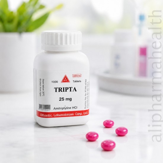 Tripta 25 mg (Amitriptyline) 1000 Tablets – Uses, Dosage & Side Effects Tripta 25 mg (Amitriptyline) 1000 Tablets – Uses, Dosage & Side Effects