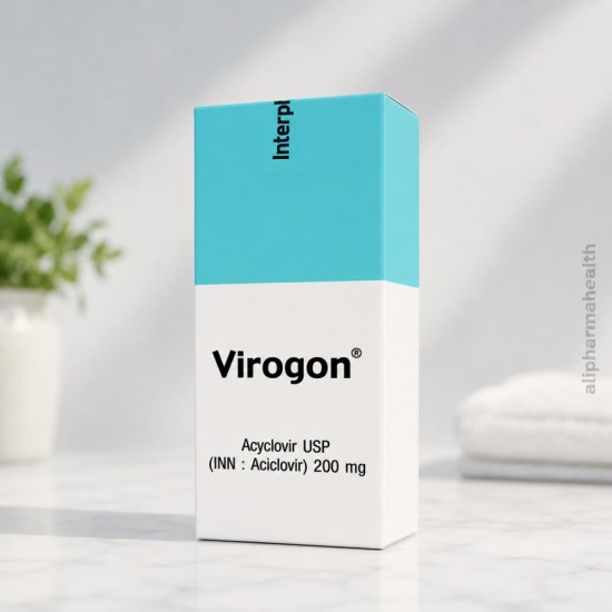 VIROGON Acyclovir 200mg | Antiviral Tablets for Herpes, Cold Sores & Shingles VIROGON Acyclovir 200mg | Antiviral Tablets for Herpes, Cold Sores & Shingles
