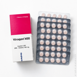 VIROGON Acyclovir 400mg 70 Tablets – Herpes, Shingles & Chickenpox Treatment