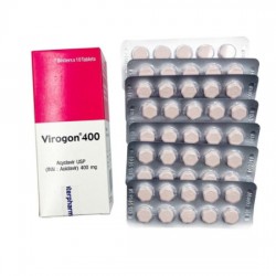 VIROGON Acyclovir 400mg 70 Tablets – Herpes, Shingles & Chickenpox Treatment