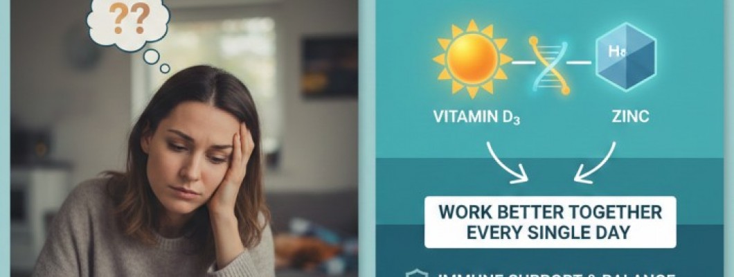 Feeling “Off” Lately? The Real Reason Vitamin D3 and Zinc Work Better Together Every Single Day