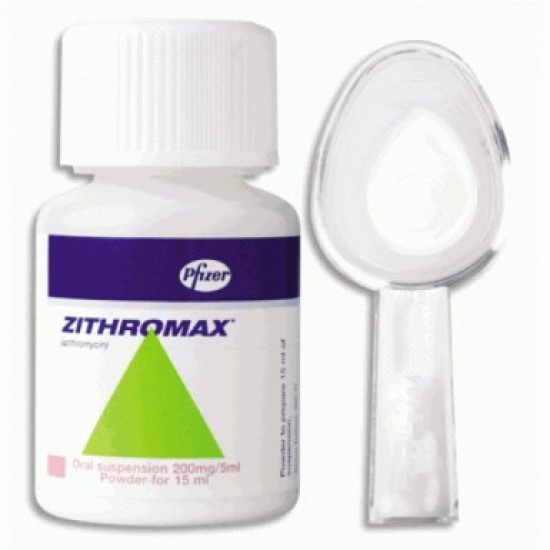 Zithromax Azithromycin 200 mg/5 mL Oral Suspension – Antibiotic Zithromax Azithromycin 200 mg/5 mL Oral Suspension – Antibiotic
