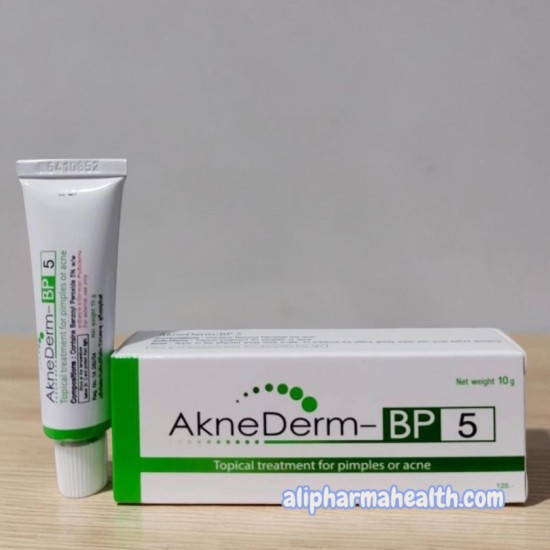 Aknederm BP 5% Acne Treatment Gel 10g – Benzoyl Peroxide for Clear Skin & Pimples